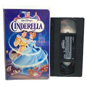 Cinderella VHS Walt Disney Masterpieces Collection 1995 Clamshell Case